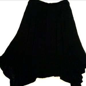 New Direction flowy black skirt